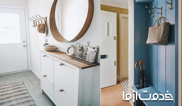 بهینه‌سازی ورودی خانه برای بازسازی اپارتمان 40 متری